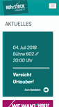 Mobile Screenshot of kabarett-rohrstock.de
